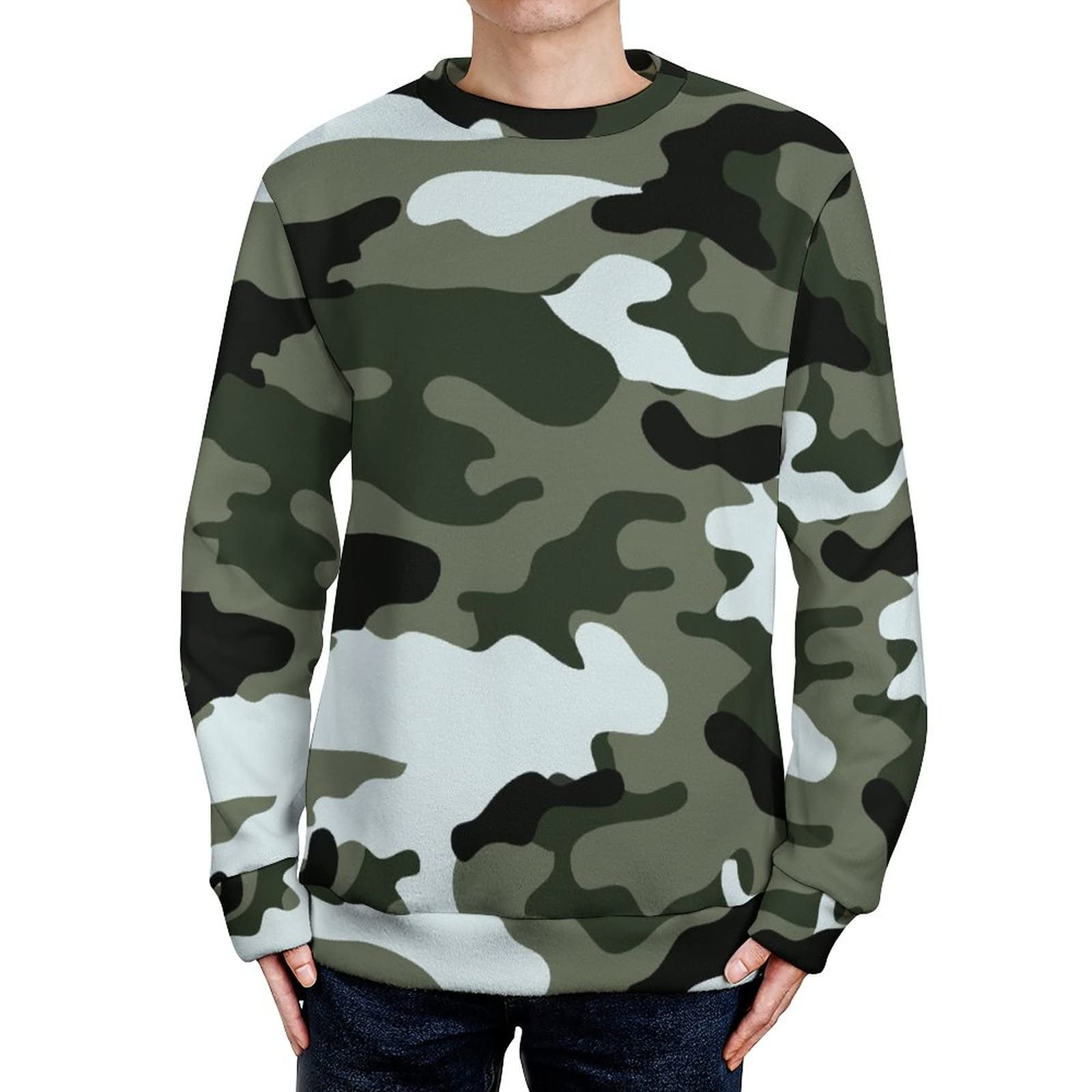 迷彩柄セーター